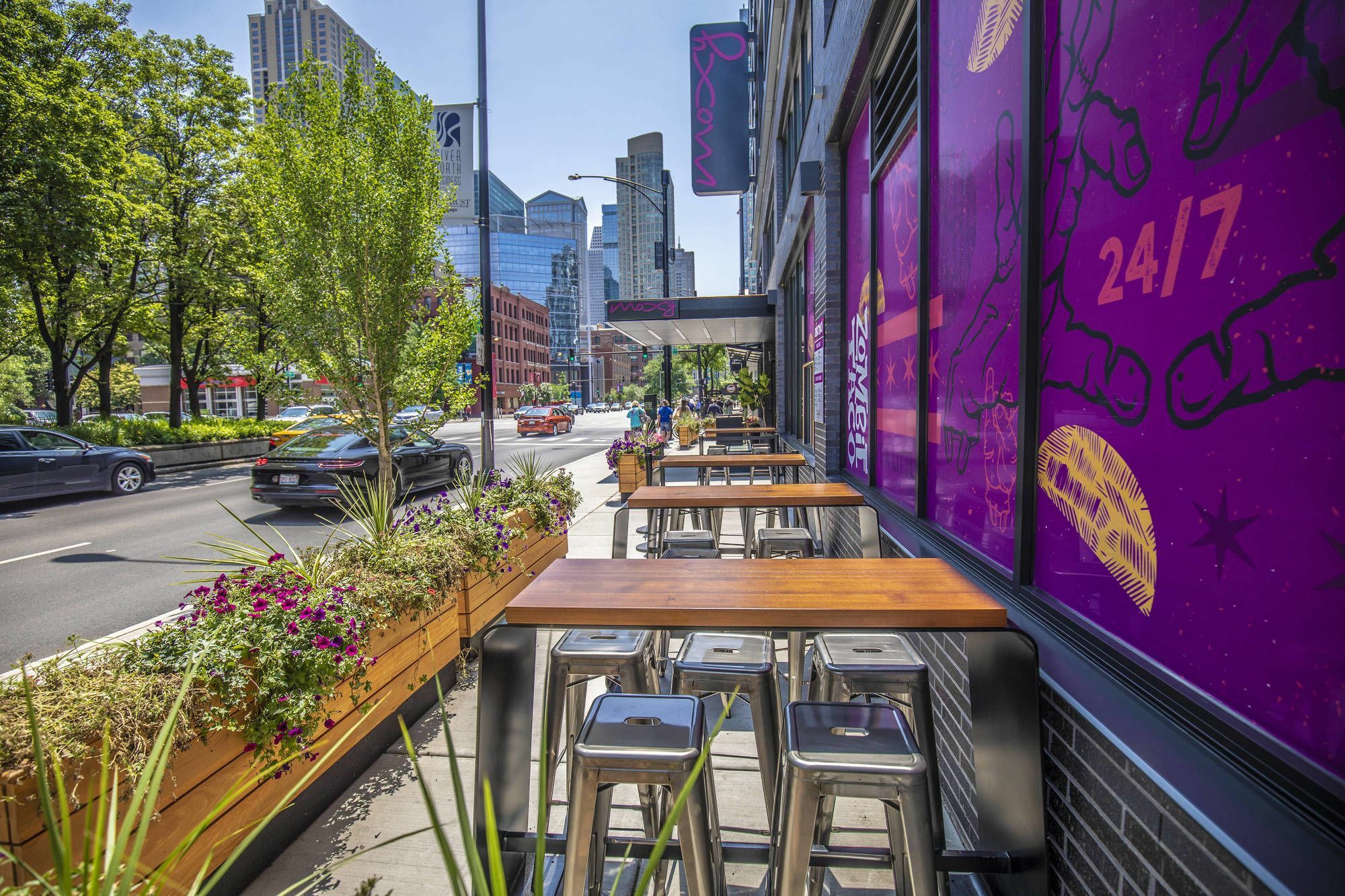 Moxy Chicago Downtown Hotel Exterior foto